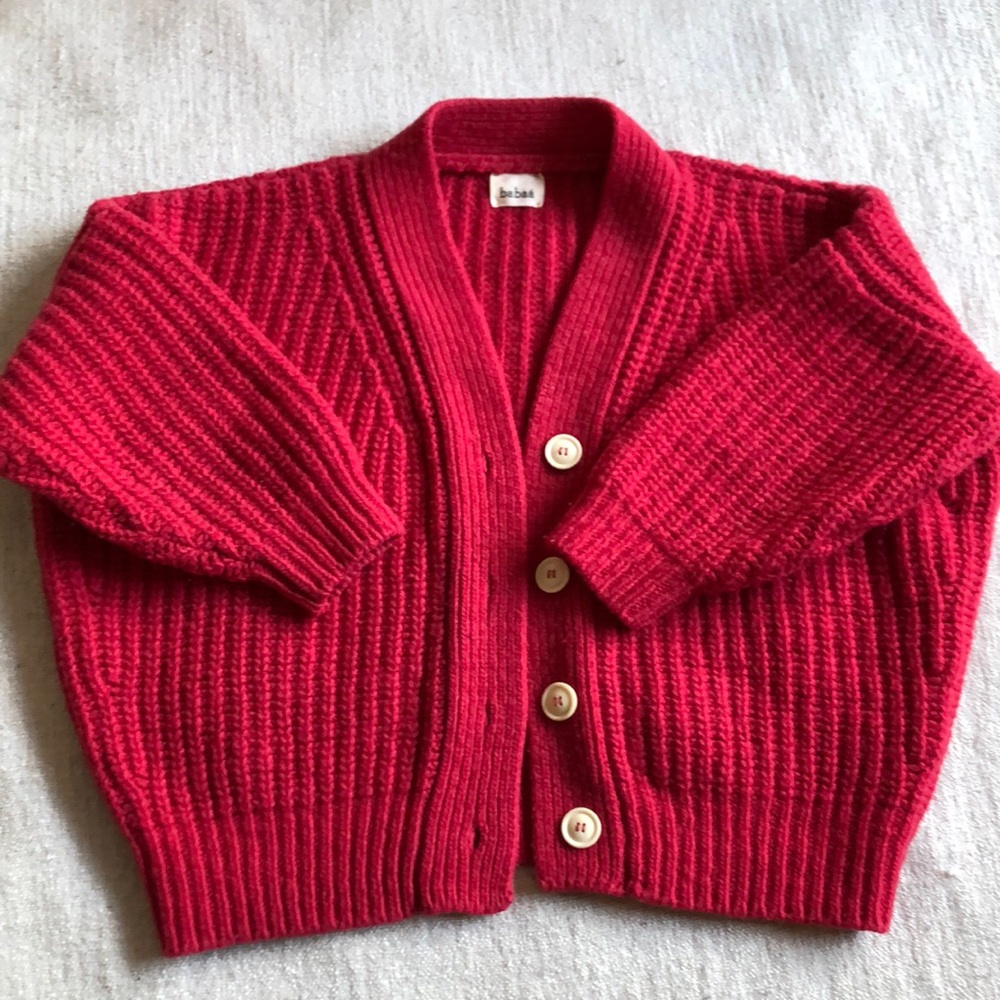 Babaa cardigan no. 19 mini in red